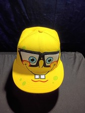 Nickelodeon Spongebob Squarepants Yellow Baseball Cap S/M 14 OLDER