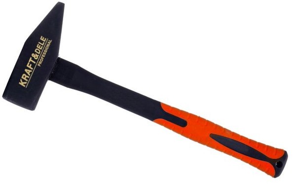 Schlosserhammer Fiberglas 800 G KD281 Profi Hammer VibrationsdäMpfend Kompakt-image