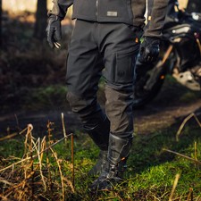 Merlin Badou D3O Dual Sport Motorcycle Motorbike Textile Trouser Black
