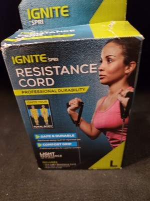 NEW Resistance Ignite by SPRI Cord Band- L Light (up to 20 lbs.) Gym Weights