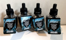 Bath  Body Works WICKED VANILLA WOODS Wallflower Bulbs 4 Bulbs NEW
