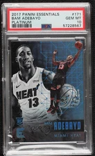 2017-18 Panini Essentials Platinum Bam Adebayo #171 PSA 10 GEM MT Rookie RC h8k
