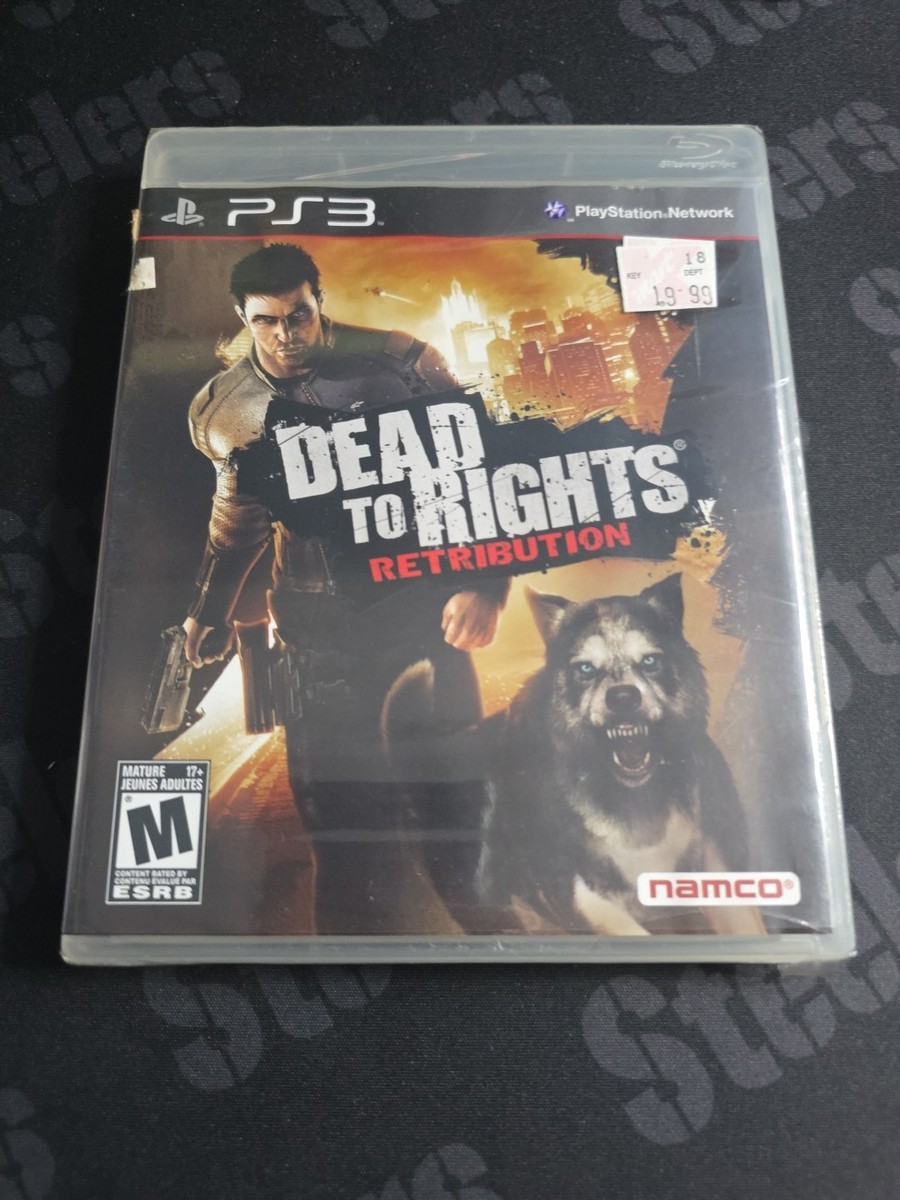 新品未開封　PS3  DEAD TO RIGHTS：RETRIBUTION Dead to Rights: Retribution (Sony PlayStation 3, 2010) for sale