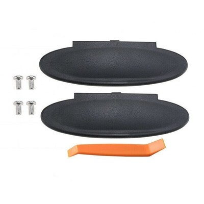 2x Black For Porsche 996/997-911, 986/987 Boxster,Cayman Sun Visor Mirror Cover.