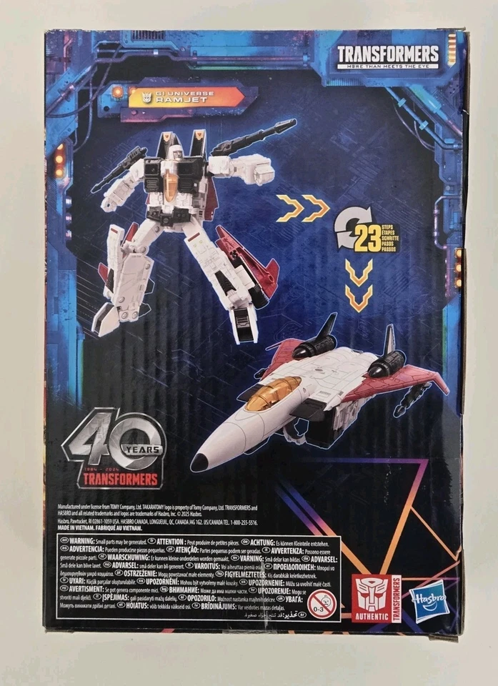 MIB Transformers Legacy United G1 Universe Ramjet Figure - Image 3 of 4