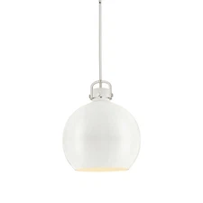 Innovations Lighting 410-1SL-22-18 Newton Sphere Pendant Newton - Nickel