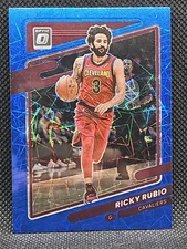 Ricky Rubio Cavaliers 2021-22 Donruss Optic Basketball Blue Velocity Prizm Card