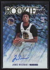 2020-21 HOOPS ROOKIE INK JAMES WISEMAN RC AUTO GOLDEN STATE WARRIORS #RI-JWS