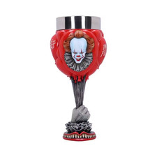 'IT' STEPHEN KINGS  'PENNYWISE' THE CLOWN HORROR MOVIE WINE GOBLET! BRAND NEW!