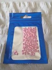 100 X 3.8mm Pink Hothead Beads Countersunk Fly Tying Materials