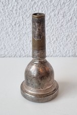 Vintage Silver Plated Tuba / Trombone Mouthpiece "Antoine Courtois Paris" - 3.7cm