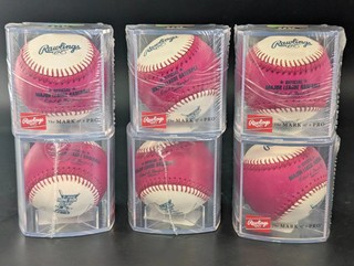 LOT of (6) MLB RAWLINGS 2017 Home Run Derby Money Baseballs