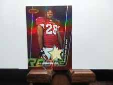 2005 Bowman Best Football Rookie Jersey card J.J.Arrington /799. rookie card picture