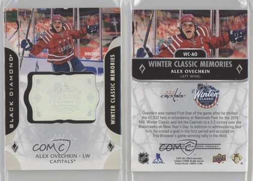 2020-21 Upper Deck Black Diamond Winter Classic Memories Alex Ovechkin #WC-AO