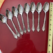 AUBERGE - Rogers Korea Stanley Roberts Stainless / Flatware - Lot Of 8 TSP