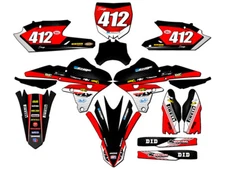 2014-2019 fits CYCRA POWERFLOW YZ 250 FX RICOCHET Black Senge Graphics Kit Co...