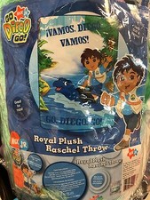 BRAND NEW OFFICIAL NICKELODEON DIEGO TWIN SIZE ACRYLIC 60X80 BLANKET