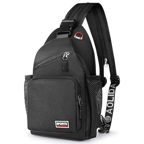 Crossbody Sling Bag Backpack for Men Women, Convertible Shoulder