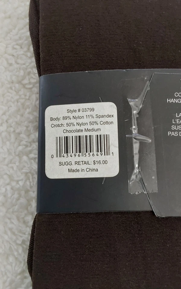 Medias Ellen Tracy Control Medianas Chocolate Infundidas con Aloe Vitamina E Foto 4 de 4