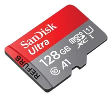 SanDisk 128GB Ultra microSDXC UHS-I Memory Card 100Mb/s -  SDSQUAR-128G-GN6MA