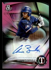 Aaron Zavala 2022 Bowman Platinum #TOP-38 Top Prospects Pink #118/199