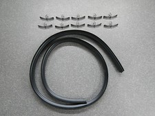 1963 1964 1965 Buick Riviera Cowl Seal With Clips 10 Hood Gasket 63 64 65 New