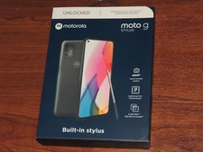 New - UNLOCKED - Motorola Moto G STYLUS - 128GB 6.8" HD - Aurora Black XT2115-1