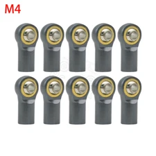 Metal M3 M4 Link Tie Rod End Ball Joint Shock Absorber Ball Joint for 1/10 RC Ca