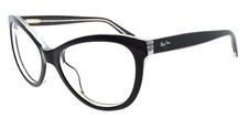 Maui Jim Canna MJ769-02K FRAME ONLY Women's Sunglasses Cat Eye Black w/ Crystal