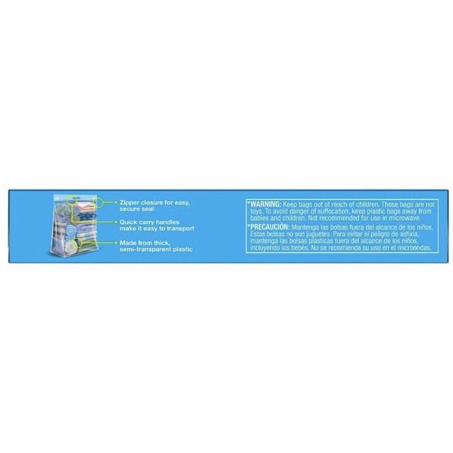 super large ziploc bolsas