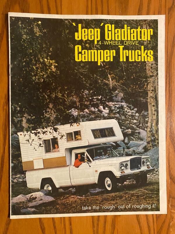 1966 Jeep Gladiator 4-wheel Drive Camper Truck Sales Brochure - Nice & Unusual