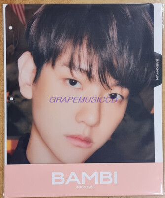 BAEKHYUN EXO Bambi SMTOWN OFFICIAL GOODS BINDER INDEX SEALED | eBay