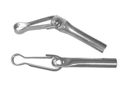 20 x Seilendverschluss mit Simplexhaken verzinkt für 6 mm Seil (0.80 /1Stk)