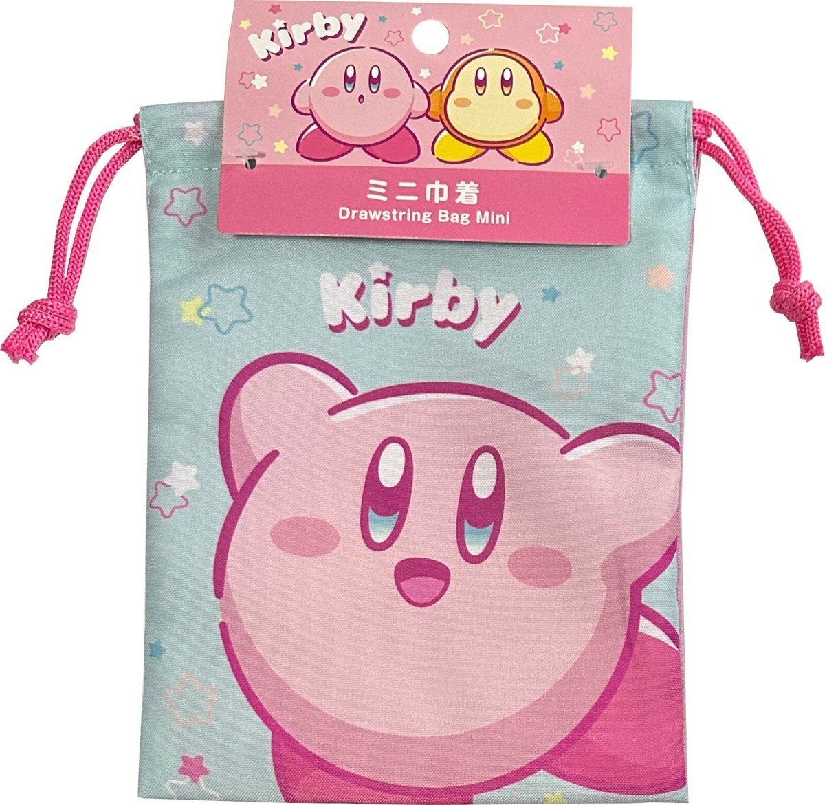 Kirby of the Stars Mini Purse Drawstring Bag Storage Bag Polyester