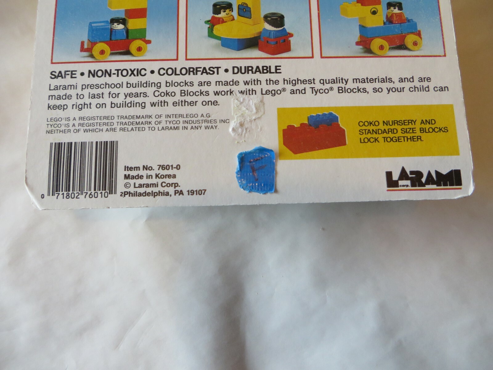 Vintage coko Preschool Dog building play set F