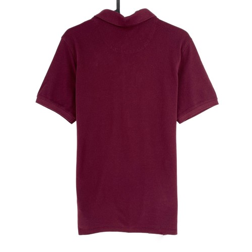 LA MARTINA Dark Red Co Modal Piquet Polo Shirt Size 1 / XS - Picture 3 of 11