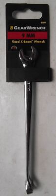 GearWrench 81699 9mm Fixed X-Beam Combination Wrench Full Polish - 12 point