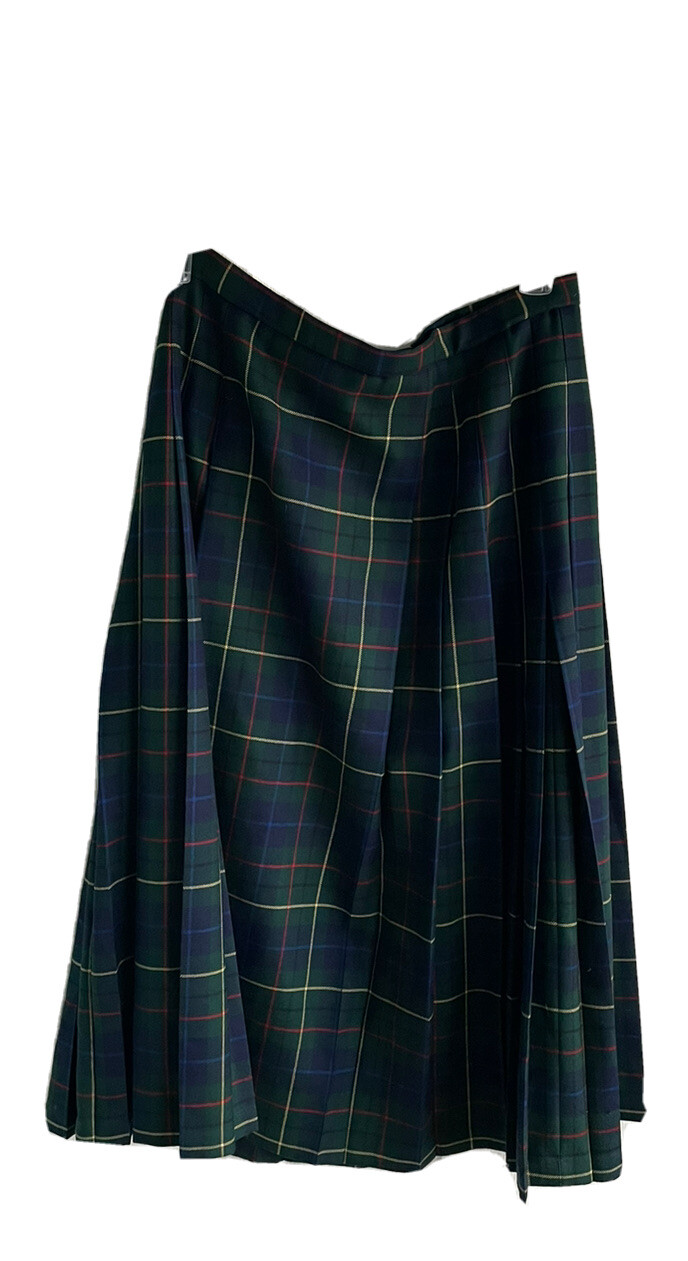 Pendleton Multicolor Plaid Midi Skirt EUC - image 4