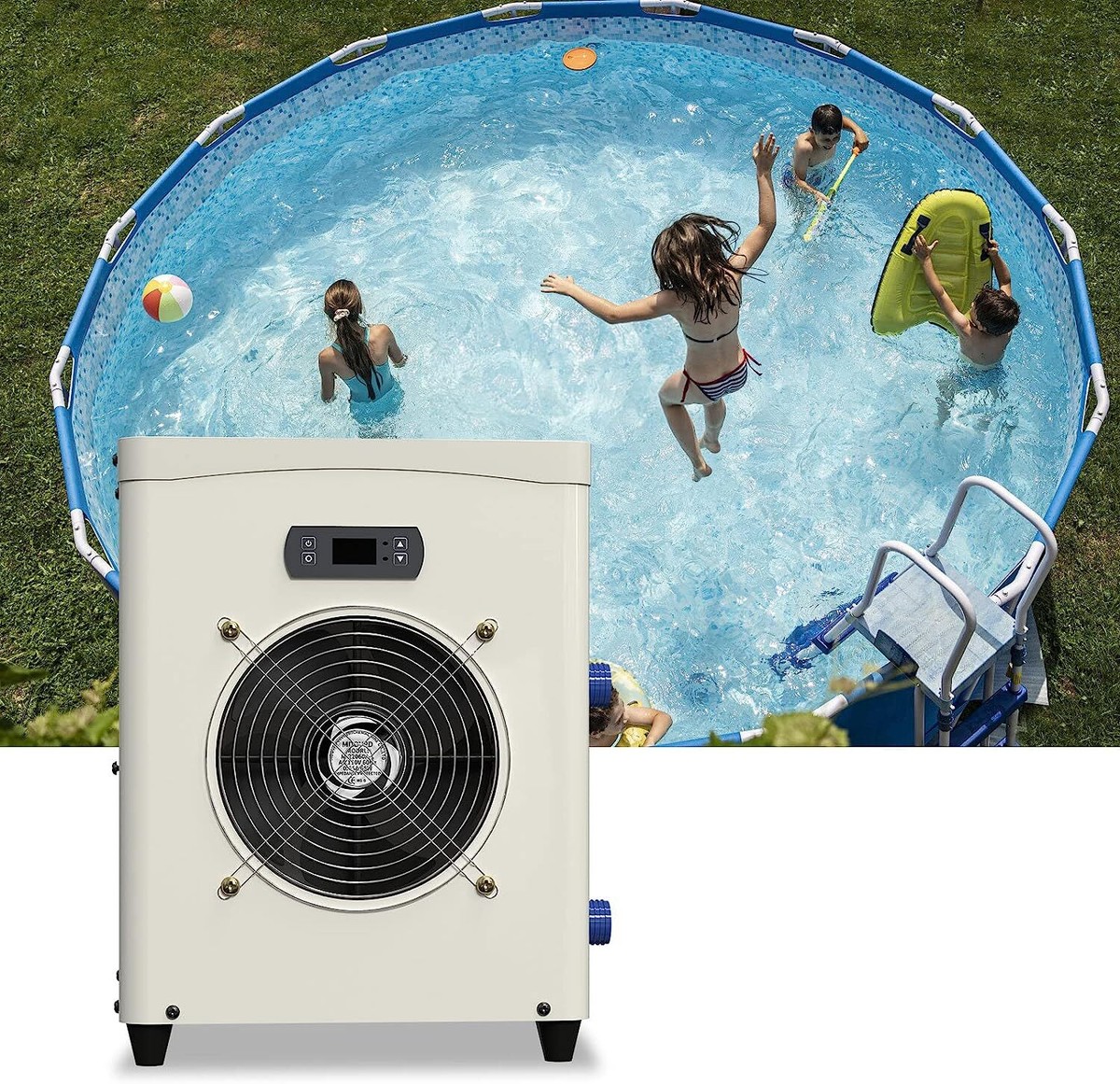Pool Water Heater for Above Ground Pools,Pool Heat Pump 110V~120V 14300 BTU/hr  | eBay