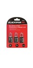 Blackspur Luggage Padlock Set 3 pcs 3-Digit Combo Locks 20mm Travel Security