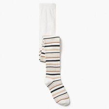 NWT Gymboree Girls Tights Striped Ivory many sizes