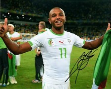 Algeria Yacine Brahimi Autographed Signed 8x10 COA #1