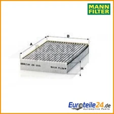 Filter, cabin air Mann filter CUK26005 for Renault