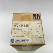 Federal Pacific NFJ434225 New In Box 3P 225A 480V Breaker See Pics A4