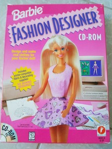 barbie fashion designer cd rom