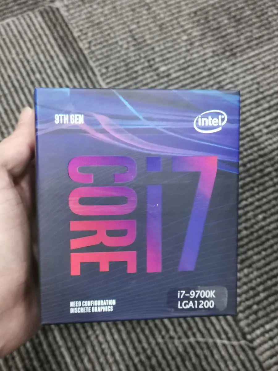 *NEW*Intel Core i7-9700K 3.6 GHz Octa-Core SRG15 Processor / CPU (i7 9700K)