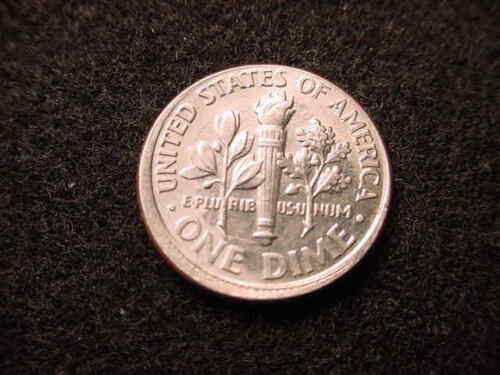 2005-P ROOSEVELT DIME 15% OFF CENTER MINT COIN ERROR DIME!! #160 - Picture 2 of 2