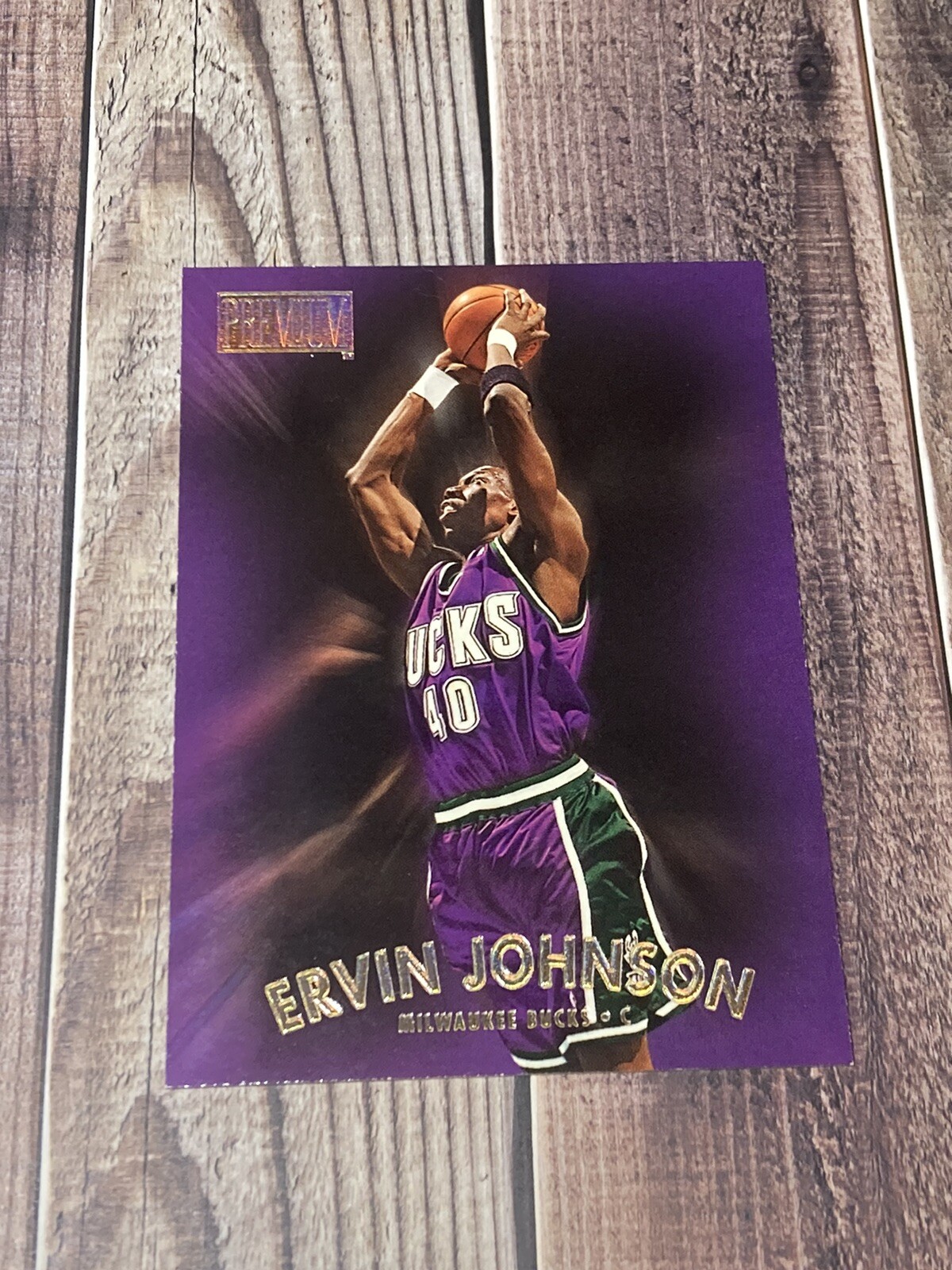 1997-98 SkyBox Premium Basketball #176 Ervin Johnson Milwaukee Bucks
