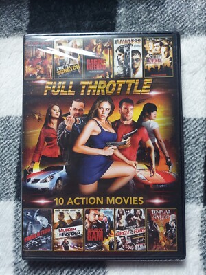 Full Throttle 10 Movies: Killing Down, The Scratch, Racing Inferno DVD Brand New