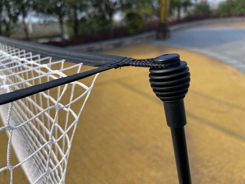 Soccer Goal 12'x6' Portable Soccer Net for Backyard w/Frame & Bag Black - Picture 11 of 13